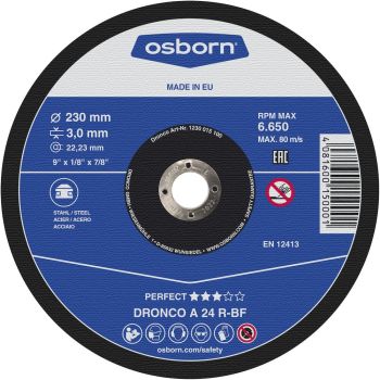 Cutting disc 230x3.0x22 A 24R PERFECT OSBORN 1230015100