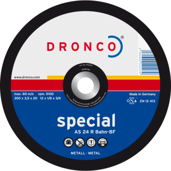 Cutting disc 350x4.0x22.2 AS24R BAHN superior 80m/s DRONCO 1351386100