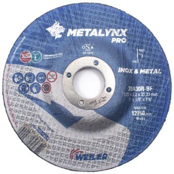 Cutting disc 125x3.2x22 20A30R-BF inox METALYNX pro 388290