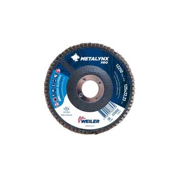 Flap disc 115x22 zircon METALYNX pro  60 tapered WEILER 388812