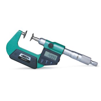 Kaarimikrometri digitaalinen 50-75mm hammasväli mikrometri INSIZE 3594-75A