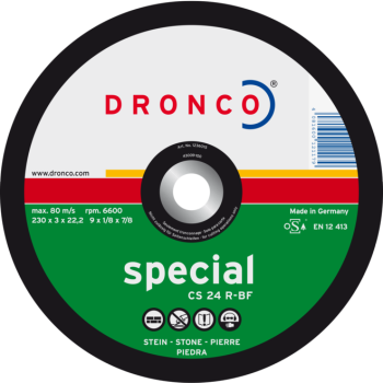 Отрезной диск по камню 300x4.0x22.2 CS24R SPECIAL DRONCO 1306036100