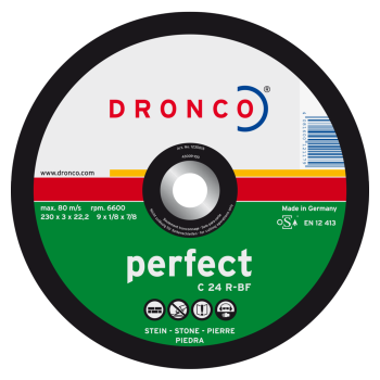 Отрезной диск по камню 100x3.0x16 C 24R PERFECT DRONCO 1105015100
