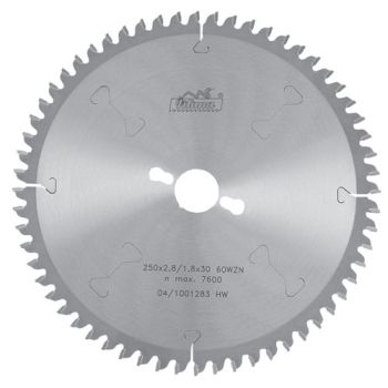Circular saw blade 210x2.8x30mm TCT  Z=48    Art. 225381  48  WZ N  PILANA