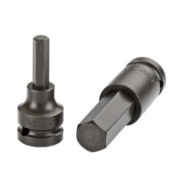 Impact Screwdriver Socket with hexagon 1/2" Nr. 8x78 No.790IN-8 ELORA