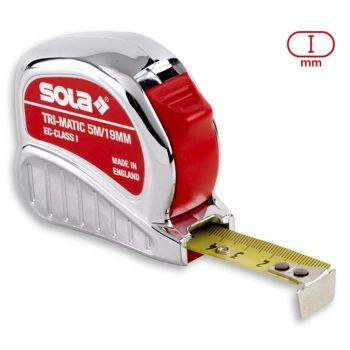 Measuring tape   8.0 m/25 mm accuracy EC Class 1 TM8 SOLA 50023401
