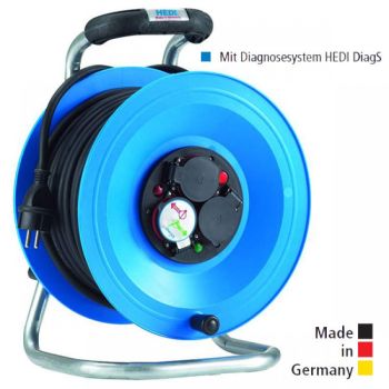 Cable reel  25m PROFESSIONAL rubber H05RR-F3G2.5 K2Y25G2TF HEDI