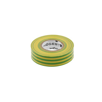 PVC electric tape PVC 19mm x20m green/yellow HT1P286 HÖGERT