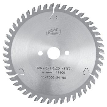 Circular saw blade 160x2.8x20mm  TCT  Z=48  Art. 225391  48  TFZ  L   PILANA