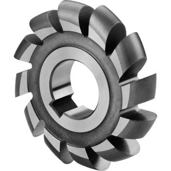 Half circle milling cutter CONVEX R 5.5 x 80 x11x27 mm z=12 HSSCo5 810075V.055 DIN856 ZPS