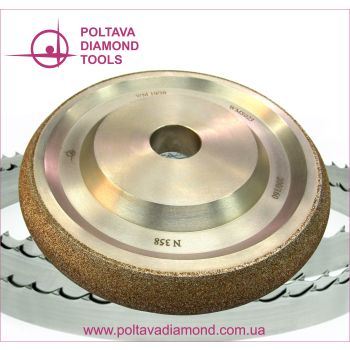 Diamond grinding wheel WOOD-MIZER 203x25.4x22.2x10/30x32 CBN1-H 200/160 D213