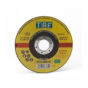 Cutting disc 125x1.0x22 A 46N inox MT16 professional TAF