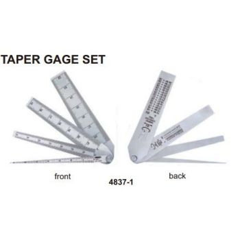 Taper gauges set 1.00-29.00 mm  4 pcs  INOX 4837-1 INSIZE