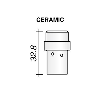 Gas diffuser EP36 (60% 340A CO2-320A Mix) ceramic white TRAFIMET ME0517