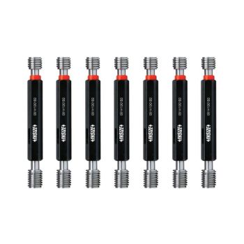 Thread Plug Gauge Set M3-M12 ISO1502  6H GO/NOGO 7pcs 4130-S7 INSIZE
