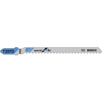Jigsaw Blades T227D 100.0 mm SPECIAL for ALU 5tk/p BOSCH 2608631030