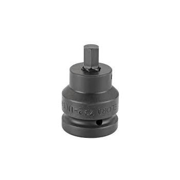 Screwdriver Socket IMPACT 1" Hexagon 19mm No.792IN-19 ELORA