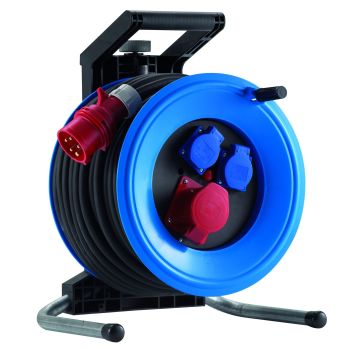 Cable reel  25m Professional Plus 320 neopreen H07RN-F5G4.0 CEE 5x32A,400V K3D2532T4 HEDI