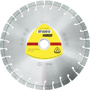 Алмазный отрезной диск 150x2.4x22 SUPRA DT600 U KLINGSPOR