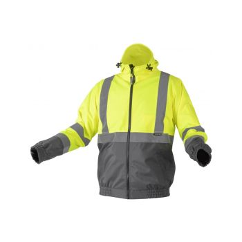 Куртка дождевая светоотражающая  NIMS Hi-Vis желтый цвет 56 HT5K246-2XL HÖGERT