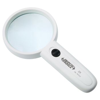 Magnifier with illumination d.75mm 7513-2 INSIZE