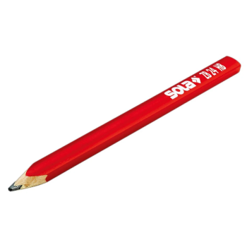 Carpenter's pencil ZB 24.0 cm HB RED SOLA 66010520