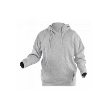 Hoodie NIERS cotton hoodie grey melange 50 HT5K379-M HÖGERT