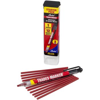 Marker TRADES MARKER red for all surfaces (12 refills)  MARKAL 096132