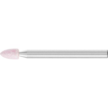 Шлифовальная головка  B 55 розовая  3.2x6-3 mm A98 -80 CARBORUNDUM