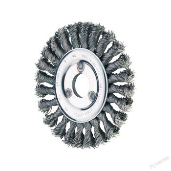 Wheel brush d.100x12x16 Knotted wire 0.50mm 621151-3008