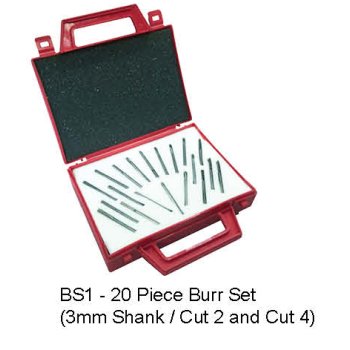 Carbide burr set BS1 20 pcs PROCUT