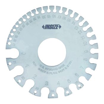 U.S. standard sheet metal gauge 0-36 INSIZE 4809