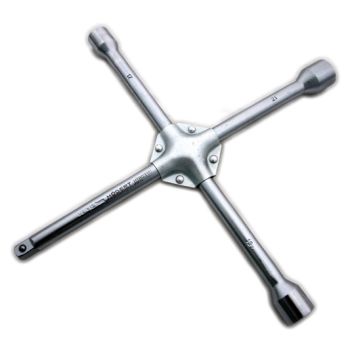 Cross wheel wrench 17x19x21x1/2" HT8G310 HÖGERT