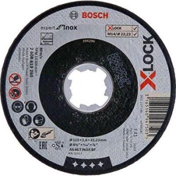 Cutting disc 125x1.0x22 X-LOCK AS60TINOXBF BOSCH 2608619264