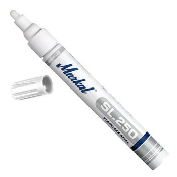 Marker SL.250 3mm white (stainless steel) MARKAL 31200129