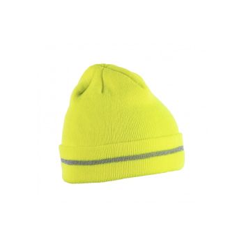 ISEN knitted cap yellow one size 57-61cm HT5K475 HÖGERT