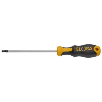 Screwdriver with Ball End  8.0x140mm No.575 ELORA
