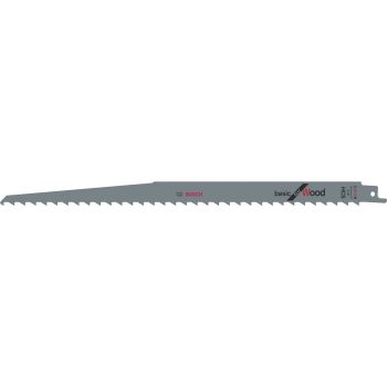 Sabre saw blade 300x19x1.25- 6"/1/2" BASIC FOR WOOD HCS S1617K BOSCH 2608650679