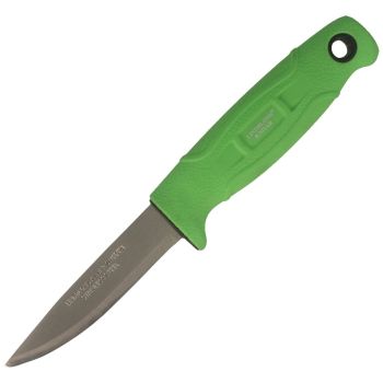 Craftman’s knife GREEN 100/220mm stainless steel Rubber handle LINDBLOMS