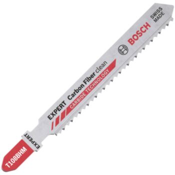 Пилки для лобзика T108BHM  92.0 mm CarbonFiber clean 3tk/p BOSCH 2608900565