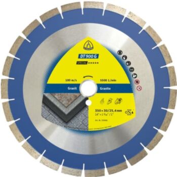 Алмазный отрезной диск 350x3.0x25.4 SPECIAL DT900G KLINGSPOR 359081
