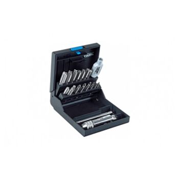 Keermestajate komplekt käsi M3-12.0  23tk. HSS-G PLASTIK box 47005 VÖLKEL