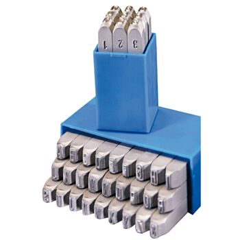 Numbrimärkide komplekt GRAVUREM-S Standard 0-9 15.0mm SQ10015000 HEIDENPETER