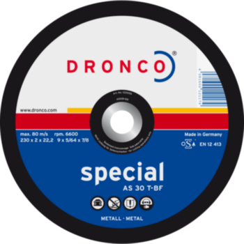 Cutting disc 115x2.0x22 AS30T superior DRONCO 1111055100