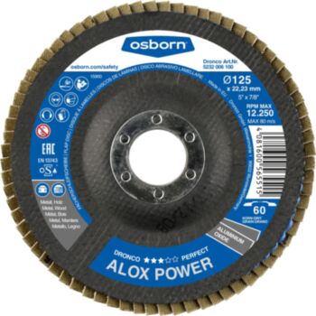 Lamellketas 125x22 ALOX POWER 80 kooniline Perfect OSBORN 5232207100