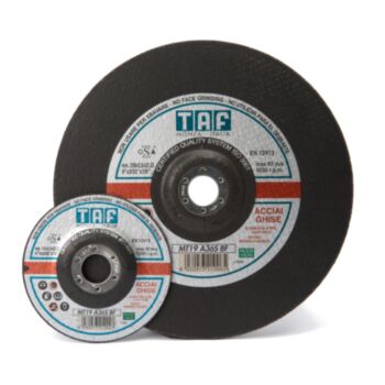 Отрезной круг 180x2.5x22 A 36N inox T42 MT19 TAF professional