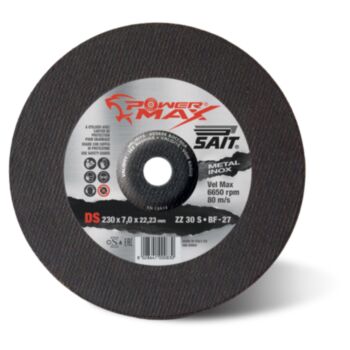 Lihvketas met 230x 7.0x22 ZZ30S inox POWERMAX-DS T27 SAIT 00083
