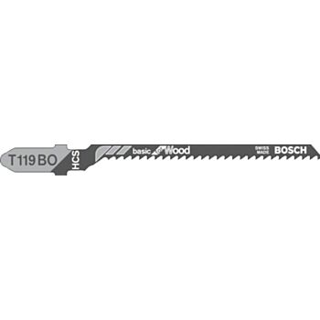 Пилки для лобзика T119BO  83.0 mm BASIC FOR WOOD 5tk/p BOSCH 2608630310