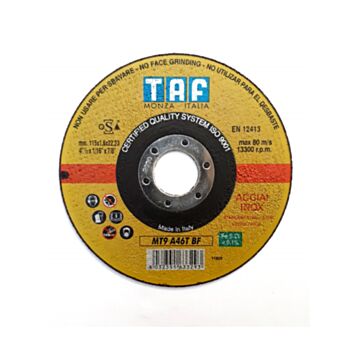 Cutting disc 180x1.6x22 A 46T inox MT9 TAFprofessional