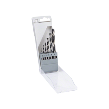 Набор сверл ЦИЛЛИНДРЧЕСКИЕ 2.0- 8.0mm  6tk.HSSCo стальной бокс BOSCH 2609255087